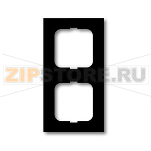 Рамка двухместная, чёрный бархат ABB 2CKA001754A4534 