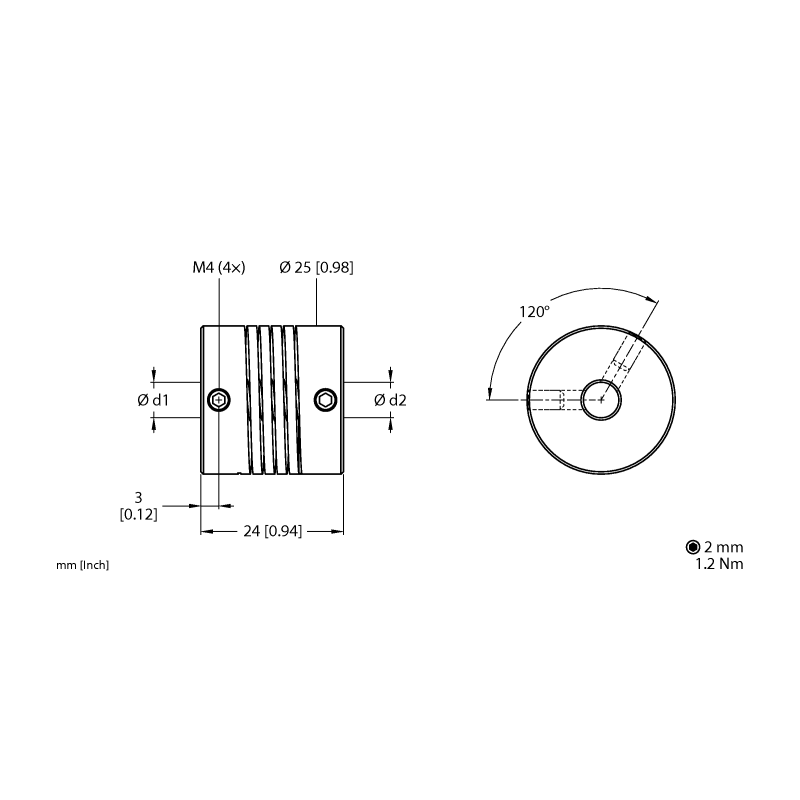 Муфта Turck RA-HC-25-10-12 