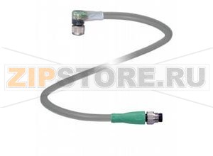 Кабель датчика-исполнительного устройства Connection cable V31-WM-A2-2M-PUR-V31-GM Pepperl+Fuchs Описание оборудованияConnection cable, M8