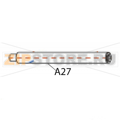 Locating shaft Godex EZ-2200 Locating shaft Godex EZ-2200Запчасть на деталировке под номером: A-27Название запчасти Godex на английском языке: Locating shaft EZ-2200.