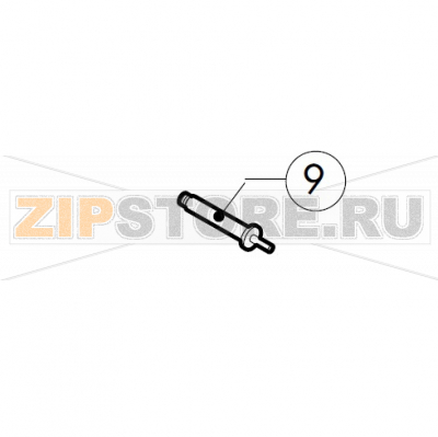 Door handle button rod Lainox MVE051P                                                                                          Door handle button rod Lainox MVE051PЗапчасть на сборочном чертеже под номером: 9Название запчасти на итальянском языке языке: Door handle button rod Lainox MVE051P
