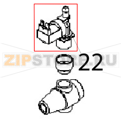 Solenoid valve 3/4" 1in-1out Angelo Po FM1011E2 Solenoid valve 3/4" 1in-1out Angelo Po FM1011E2Запчасть на деталировке под номером: 22