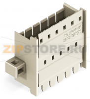 Panel feedthrough male connector; зажимное кольцо; Шаг контактов 5 мм; 2-пол.; светло-серые Wago 2092-1632/024-000
