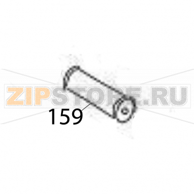 Tension roller SA Sato HR224 TT Tension roller SA Sato HR224 TTЗапчасть на деталировке под номером: 159Название запчасти на английском языке: Tension roller SA Sato HR224 TT.