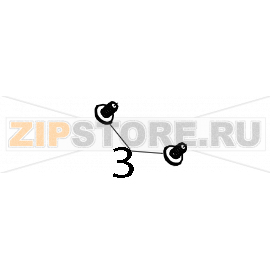Machine screw, M3XL10MM/ hex socket truss, black ZN, nylok TSC Alpha-40L Machine screw, M3XL10MM/ hex socket truss, black ZN, nylok TSC Alpha-40LЗапчасть на деталировке под номером: 3