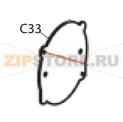 Rewinder module cover plate Godex EZ-6200 plus Rewinder module cover plate Godex EZ-6200 plusЗапчасть на деталировке под номером: C-33Название запчасти Godex на английском языке: Rewinder module cover plate EZ-6200 plus.