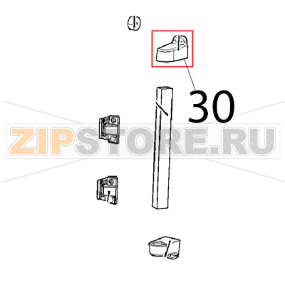 LED Bar upper support Unox XVC 205E LED Bar upper support Unox XVC 205EЗапчасть на деталировке под номером: 30