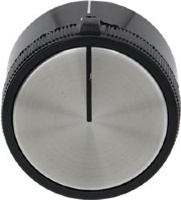 KNOB SAMET TYPE BLACK ø 43 mm