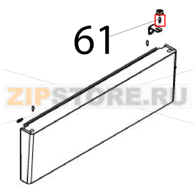 Pin Angelo Po IS102SR Pin Angelo Po IS102SRЗапчасть на деталировке под номером: 61