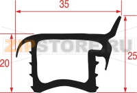 ПРОКЛАДКА УПОРА КАРЕТКИ 460x160ММ RATIONAL 5105.1015