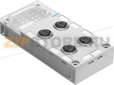 Плита для блочного монтажа Festo CPX-AB-4-M12X2-5POL-R 