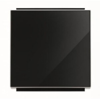 Клавиша для одноклавишных выключателей/переключателей/кнопок, стекло чёрное ABB 2CLA850100A2501