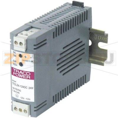 Блок питания на DIN-рейку, 5.25 V/DC, 5 A, 24 W Traco Power TCL 024-105DC 