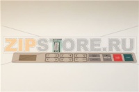 TARGA COMANDI GRIGIA 18 TASTI 386x42 mm