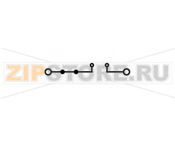 2-проводные базовые клеммы; для DIN-рейки 35 x 15 и 35 x 7,5; 3; Push-in CAGE CLAMP®; 6,00 mm; серые Wago 2006-1661 