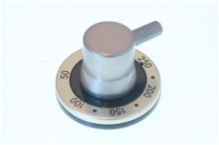 OVEN THERMOSTAT KNOB E/M BLACK-ST.STEEL