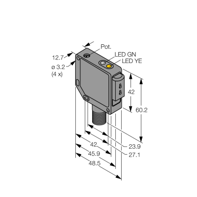 Датчик фотоэлектрический Turck QM42VP6FPQ 
