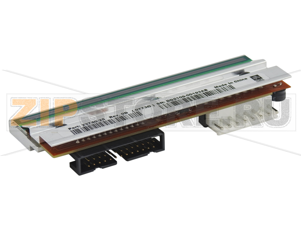 Печатающая термоголовка Zebra ZE500-4LH (203dpi) Печатающая термоголовка Zebra ZE500-4LH (203dpi)Запчасть на сборочном чертеже под номером: 1Количество запчастей в устройстве: 1Название запчасти Zebra на английском языке: Printhead 203 dpi (Standard life printhead)