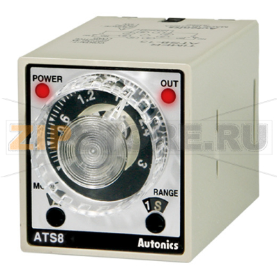 Таймер аналоговый с круговой шкалой, многофункциональный, компактный, 8-контактный разъем Autonics ATS8-23 
