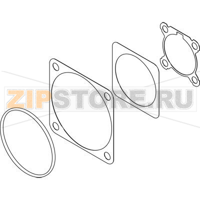 Комплект уплотнений Festo EADS-F-D50-80G 