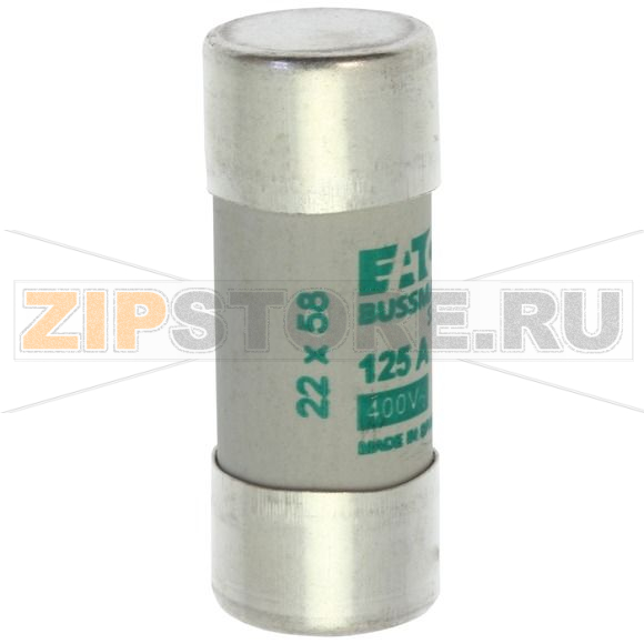 Предохранитель, 125 A, AC 400 В, 120 кА, 22x58 мм, aM, IEC Eaton CYLINDRICAL FUSE 22x58 125A AM 