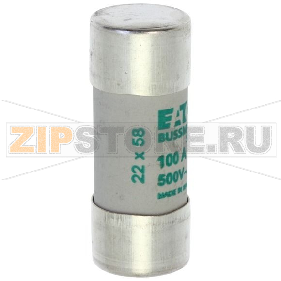 Предохранитель, 125 A, AC 400 В, 120 кА, 22x58 мм, aM, IEC Eaton CYLINDRICAL FUSE 22x58 125A AM 