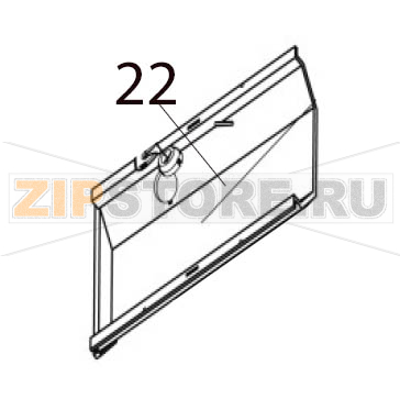 Front panel Hurakan HKN-TRGM Front panel Hurakan HKN-TRGMЗапчасть на деталировке под номером: 22