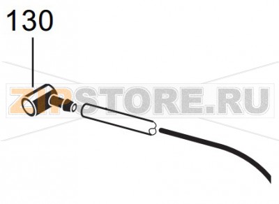 Штуцер быстрого соединения 90° ULKA Saeco Royal Cappuccino Штуцер быстрого соединения 90° ULKA для кофемашины Saeco Royal CappuccinoЗапчасть на деталировке под номером: 130Количество запчастей в комплекте: 1Оригинальное название запчасти Saeco: Raccordo in gomma a 90° ULKA