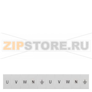 ТАБЛИЧКИ U,V,W,N РАЗМЕР ZB6 Siemens 8WH8120-3AA25 
