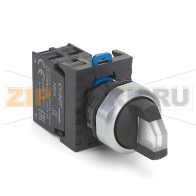 Переключатель 110-230 В, 2 положения, 1НО, IP65, белый Chint NP8-10XD/221 