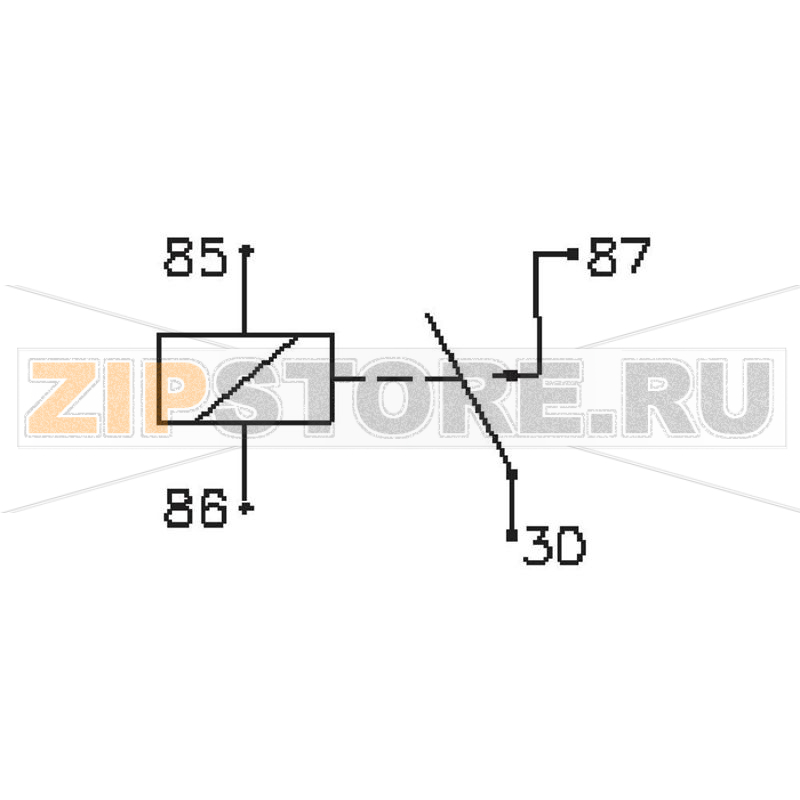Реле автомобильное 24 В/DC, 20 А, 1 шт Song Chuan 896H-1AH-C1 
