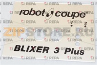 PLAQUE FRONTALE BLIXER 3+
