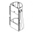 Column and Pins Silver Metallic KitchenAid K45