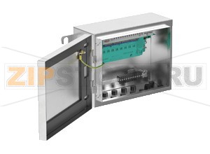 Интерфейс Multi-Input/Output Junction Box, Stainless Steel F.MIO.S12.*12.F.*.***.***.**00 Pepperl+Fuchs General specificationsDesign / MountingOutside installationInstalled componentsBinary multi-input/output R8D0-MIO-Ex12.FF* ,  For technical data on installed electronic component see data sheet.Fieldbus interfaceFieldbus typeFOUNDATION FieldbusConformityDegree of protectionEN 60529Ambient conditionsAmbient temperature-30 ... 55 °C (-22 ... 131 °F) , (extended temperature range available on request)Storage temperature-40 ... 70 °C (-40 ... 158 °F)Relative humidity< 75 % (annual mean)< 95 % (30 d/year), no moisture condensationMechanical specificationsDegree of protectionIP66Dimensions(W x H x D) 300 x 230 x 132 mmMountingthru-holes Ø10 mmData for application in connection with hazardous areasEU-Type Examination CertificatePTB 07 ATEX 1061 (assembled Junction Box) , for additional certificates see www.pepperl-fuchs.comCertificatePF 16 CERT 4011 (assembled Junction Box) , for additional certificates see www.pepperl-fuchs.comMarking II 3(1)G Ex ic [ia Ga] IIC T4 Gc  II 3(1)G Ex ec [ia Ga] IIC T4 Gc  II 3(1)D Ex tc [ia Da] IIIC T135°C DcDirective conformityDirective 2014/34/EUEN 60079-0:2012 ,  EN 60079-7:2015 ,  EN 60079-11:2012 ,  EN 60079-31:2014International approvalsIECEx approvalIECEx PTB 07.0036 , Zone 1 , suitable Junction Box on request IECEx PTB 09.0016 , Zone 2 , suitable Junction Box on requestINMETROTÜV 13.1143