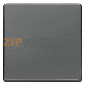 DELTA I-SYSTEM ЧЕРНЫЙ МЕТАЛЛИК ВЫКЛЮЧАТЕЛЬ 1 КЛАВИША С НУЛЕВЫМ ПРОВОДНИКОМ 55X55MM Siemens 5TG6221 