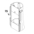 Column and Pins Silver Metallic KitchenAid K45