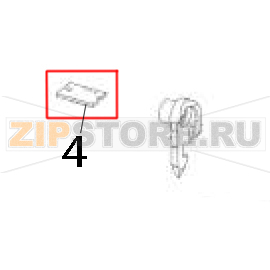 Ribbon out sensor Zebra ZD421 Thermal Transfer Ribbon out sensor Zebra ZD421 Thermal TransferЗапчасть на деталировке под номером: 4