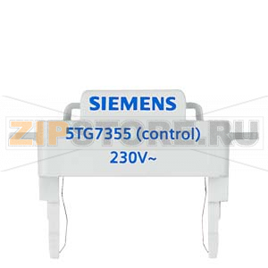 DELTA ПЕРЕКЛЮЧЕНИЕ A. КНОПКА ВСТАВКИ СВЕТОДИОДОВ ДЛЯ ФУНКЦИЯ КОНТРОЛЯ 230V/50HZ, ГОЛУБОЙ Siemens 5TG7355 