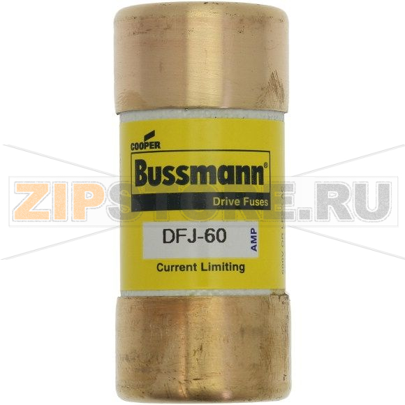 Предохранитель, 60 A, AC 600 В, DC 450 В, 200 кА, 27x60 мм, J, UL, CSA Eaton DRIVE FUSE 