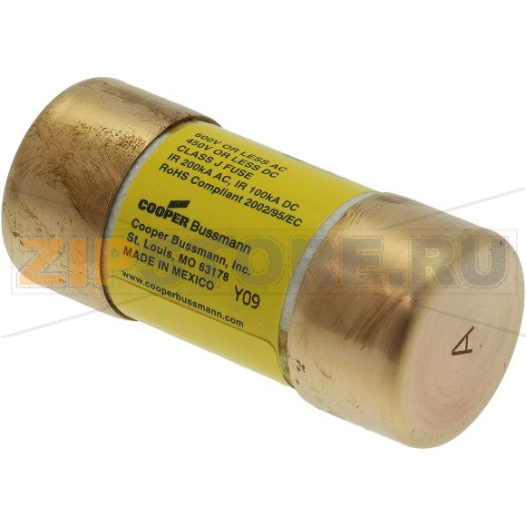 Предохранитель, 60 A, AC 600 В, DC 450 В, 200 кА, 27x60 мм, J, UL, CSA Eaton DRIVE FUSE 