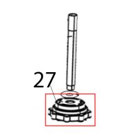 Ghiera moplen mozzo inferiore lav. Silanos NE1300