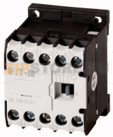 Миниконтактор 12А, 230В (AC), 1НЗ доп. контакт, категория AC-3, АС4 Eaton DILEM12-01(230V50/60HZ)