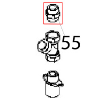 Nipple M 1/2" Angelo Po FM1011E1