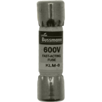 Предохранитель, 8 A, AC 600 В, DC 600 В, 10x38 мм, UL, CSA Eaton LIMITRON FAST ACTING FUSE