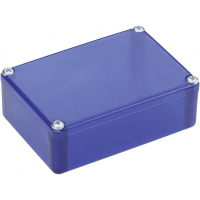 Корпус пластиковый 72x50x26 мм, синий, прозрачный, 1 шт TRU Components TC-2024 BL203