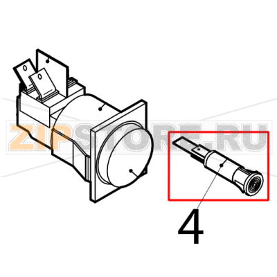Orange spy lamp Silanos N700 PS Orange spy lamp Silanos N700 PSЗапчасть на деталировке под номером: 4