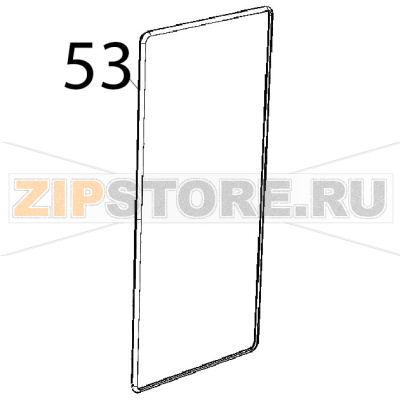 Guarnizione porta Unox XBC 1005E Guarnizione porta Unox XBC 1005EЗапчасть на деталировке под номером: 53
