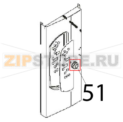 Encoder knob Angelo Po FM1011E2 Encoder knob Angelo Po FM1011E2Запчасть на деталировке под номером: 51