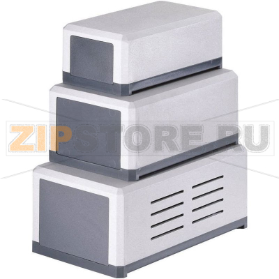 Корпус 125x65x45 мм, пластиковый, серый, 1 шт TRU Components TC-KG 100 GR203 