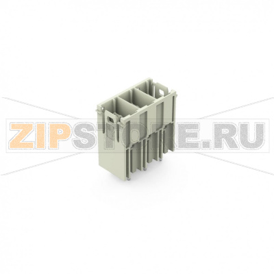 Вилка THT; 1.2 x 1.2 mm solder pin; прямые; 100% защита от неправильного подсоединения; Посеребренные контакты; Шаг контактов 10,16 мм; 3-пол.; светло-серые Wago 832-3603 Универсальное соединение для всех типов проводниковПростой зажим одножильных проводников и проводников с наконечником путем вставкиВстроенные тестовые порты для тестовых штекеров O 2 мм600 В к UL 1059 100% защита от неправильного подсоединенияВозможны варианты кодировки...